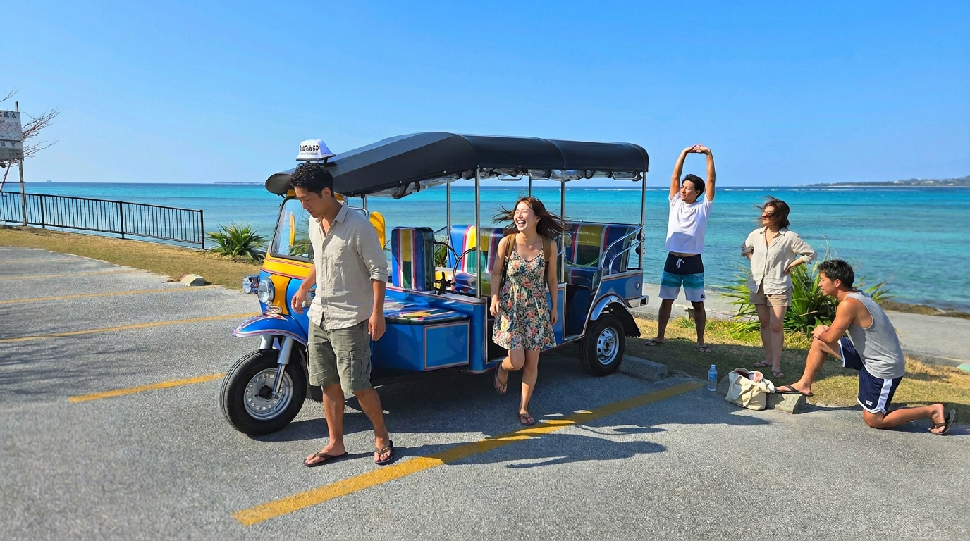 沖縄トゥクトゥクドライブ