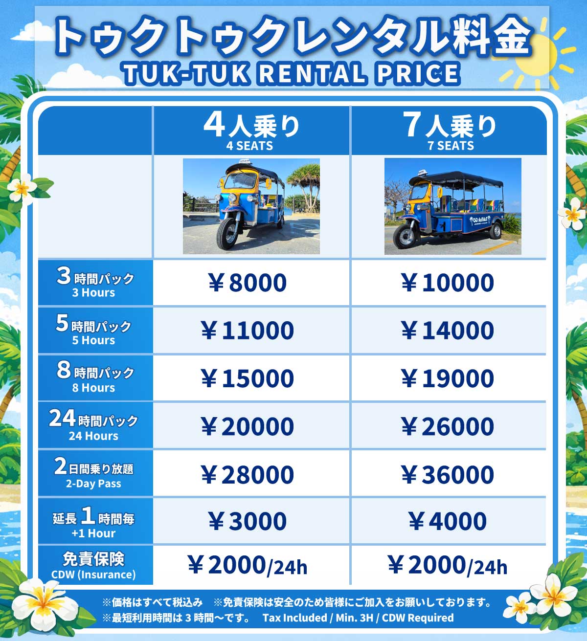 料金表